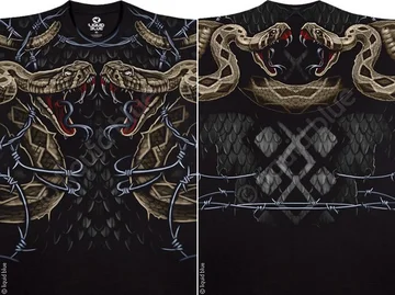 Рисунки на футболках из этой серии сложно объяснить с точки зрения науки... Это мир вне нашего понимания, мир мистики и чудовищ, демонов и драконов... это мир футболок для тех кто верит в чудеса.Яркие рисунки футболок, футболки из облегченного спортивного хлопка. Как обычно у футболок нет швов, рисунок нанесен на футболку по специальной технологии: не прощупывается и не выгорает.